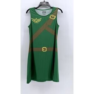 THE LEGEND OF ZELDA Women's Green Sleeveless Costume Dress SZ XL